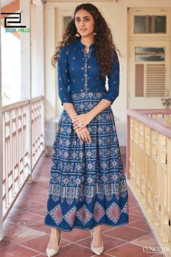 Blue Hills Walkway Vol 9 Kurti Wholesale Catalog 10 Pcs