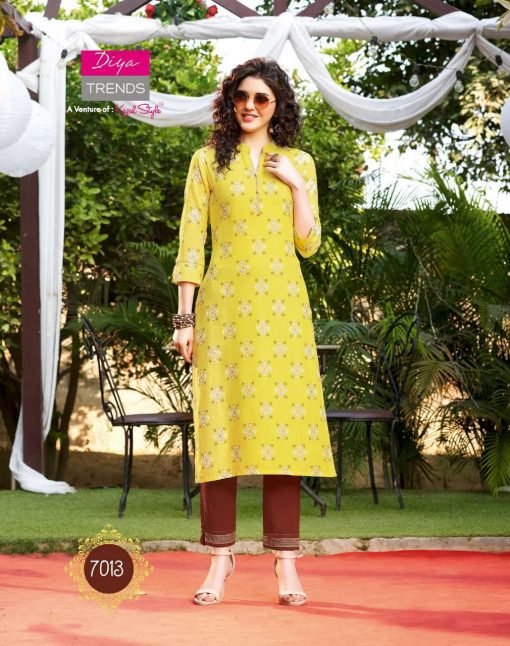 Diya Trends Bibas Vol 7 by Kajal Style Kurti with Palazzo Pant Wholesale Catalog 14 Pcs 10 510x646 - Diya Trends Biba’s Vol 7 by Kajal Style Kurti with Palazzo Pant Wholesale Catalog 14 Pcs