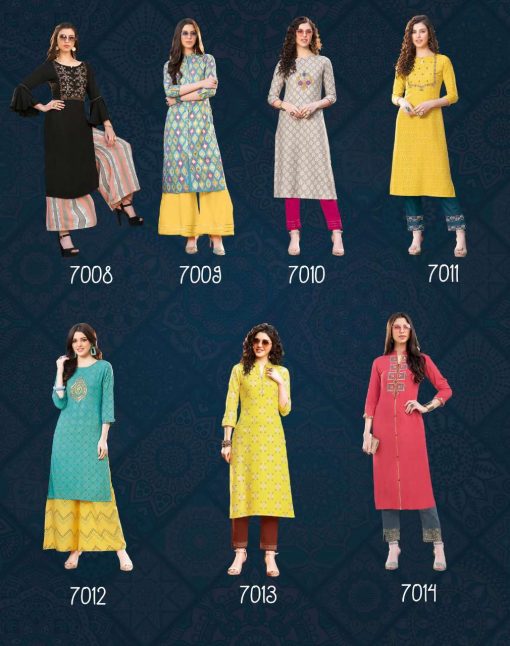 Diya Trends Bibas Vol 7 by Kajal Style Kurti with Palazzo Pant Wholesale Catalog 14 Pcs 17 510x646 - Diya Trends Biba’s Vol 7 by Kajal Style Kurti with Palazzo Pant Wholesale Catalog 14 Pcs