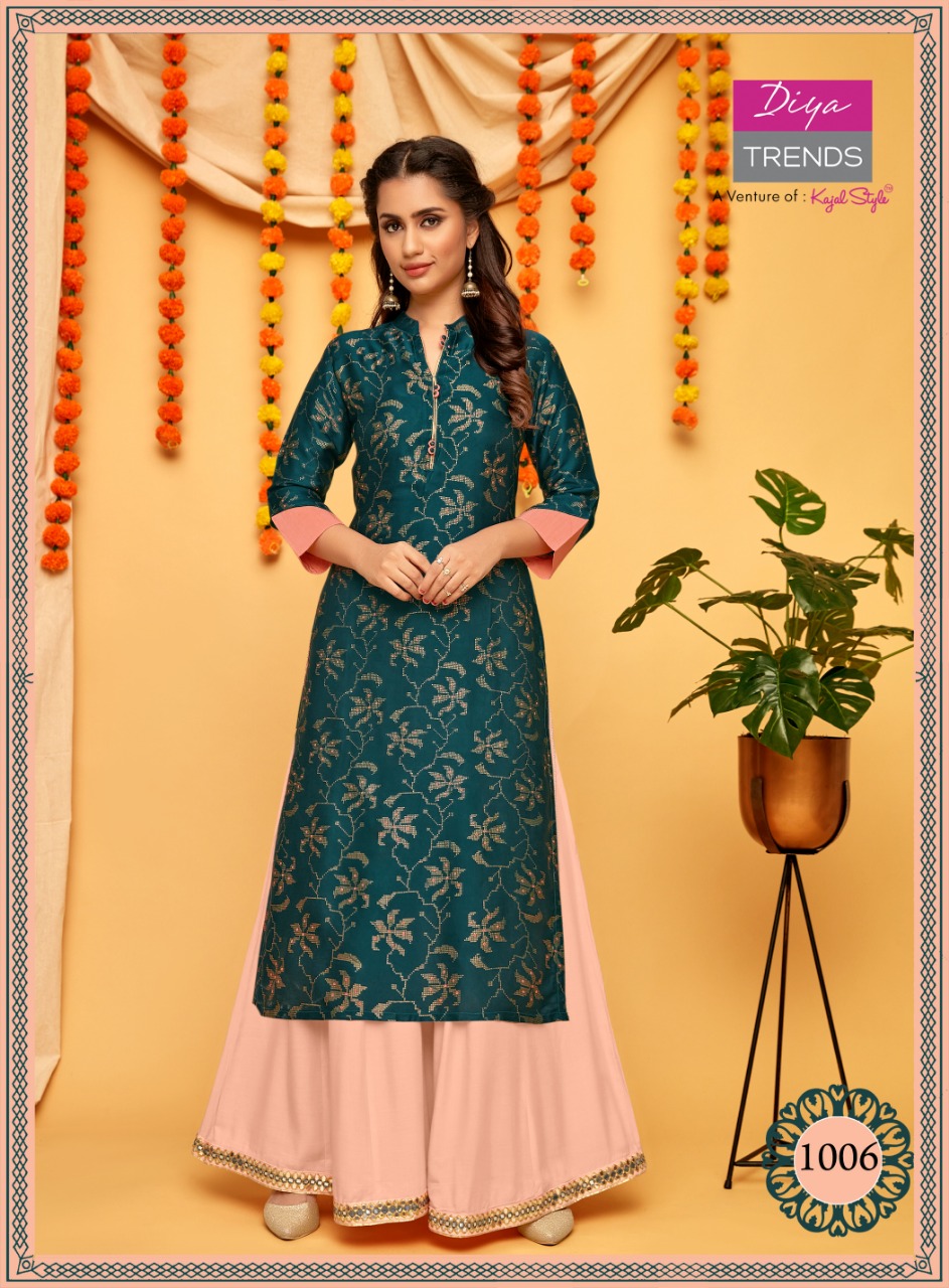 K9 Plus Margrett Latest Designer Festive Wear Rayon Bandhani Printed Top  With Rayon skirt with gold print Kurti With Bottom Collection - The Ethnic  World