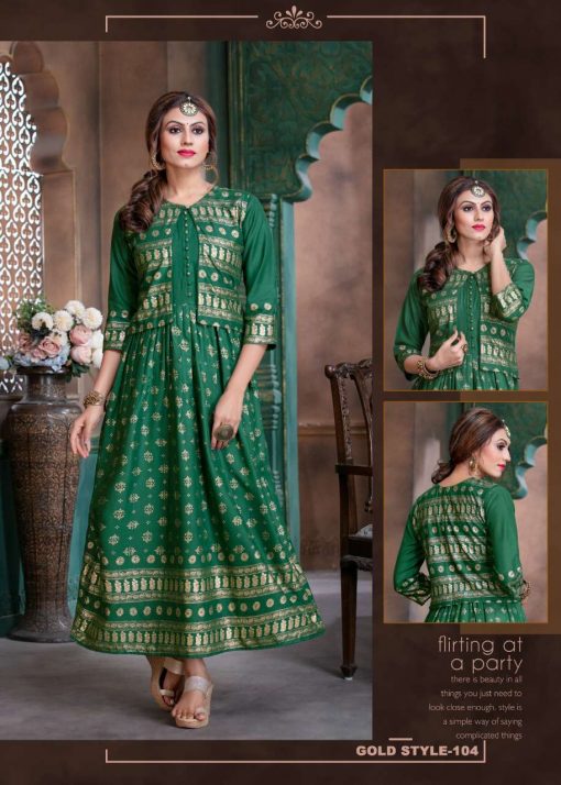 Gold Style Kurti Wholesale Catalog 8 Pcs 2 510x714 - Gold Style Kurti Wholesale Catalog 8 Pcs