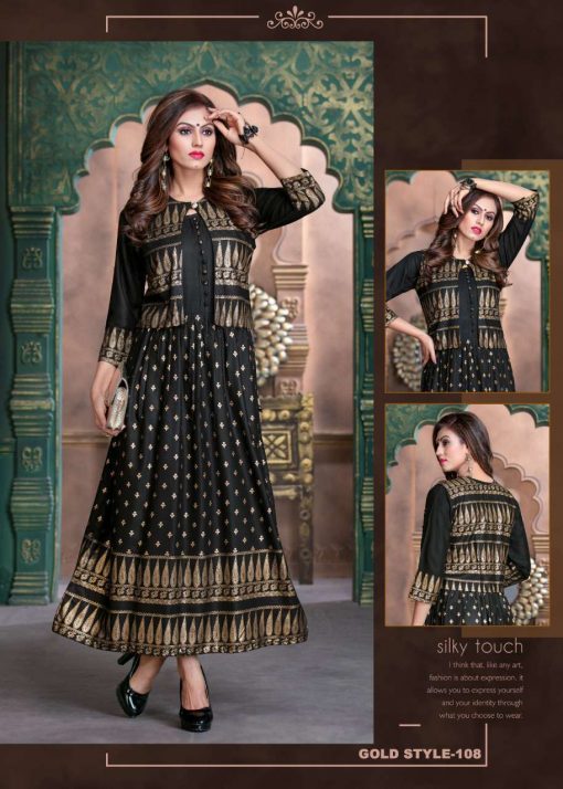 Gold Style Kurti Wholesale Catalog 8 Pcs 9 510x714 - Gold Style Kurti Wholesale Catalog 8 Pcs