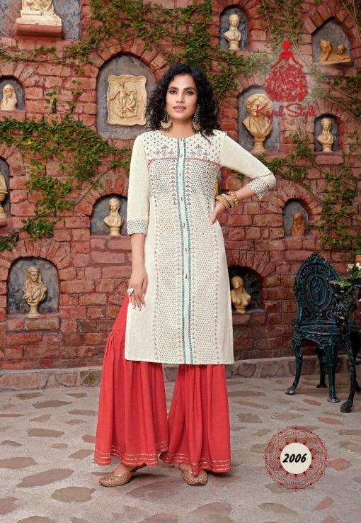 Kajal Style Fashion Galaxy Vol 2 Kurti with Palazzo Pant Sharara Wholesale Catalog 6 Pcs 7 510x738 - Kajal Style Fashion Galaxy Vol 2 Kurti with Palazzo Pant Sharara Wholesale Catalog 6 Pcs