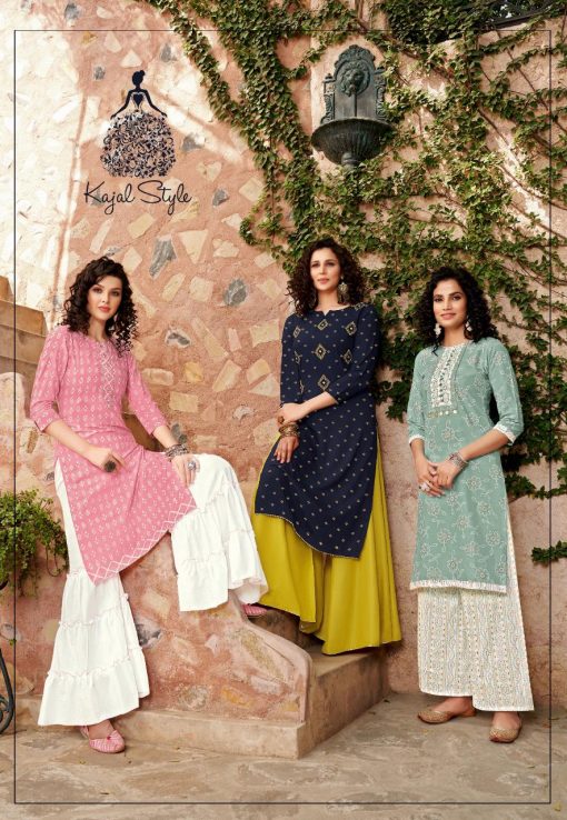 Kajal Style Fashion Galaxy Vol 2 Kurti with Palazzo Pant Sharara Wholesale Catalog 6 Pcs 8 510x738 - Kajal Style Fashion Galaxy Vol 2 Kurti with Palazzo Pant Sharara Wholesale Catalog 6 Pcs