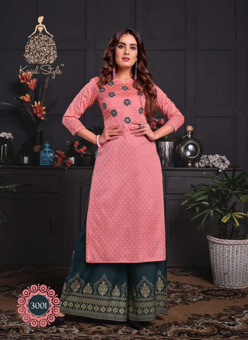 Kajal Style Fashion Galaxy Vol 3 Kurti with Palazzo Sharara Wholesale Catalog 6 Pcs 3 510x698 - Kajal Style Fashion Galaxy Vol 3 Kurti with Palazzo Sharara Wholesale Catalog 6 Pcs