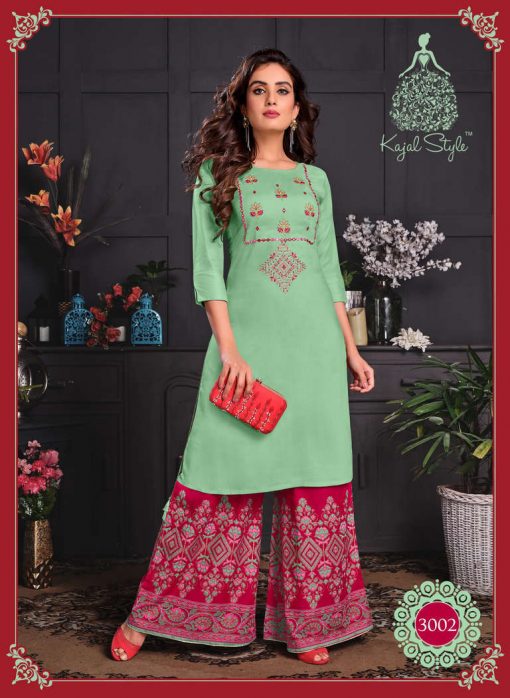 Kajal Style Fashion Galaxy Vol 3 Kurti with Palazzo Sharara Wholesale Catalog 6 Pcs 4 510x698 - Kajal Style Fashion Galaxy Vol 3 Kurti with Palazzo Sharara Wholesale Catalog 6 Pcs