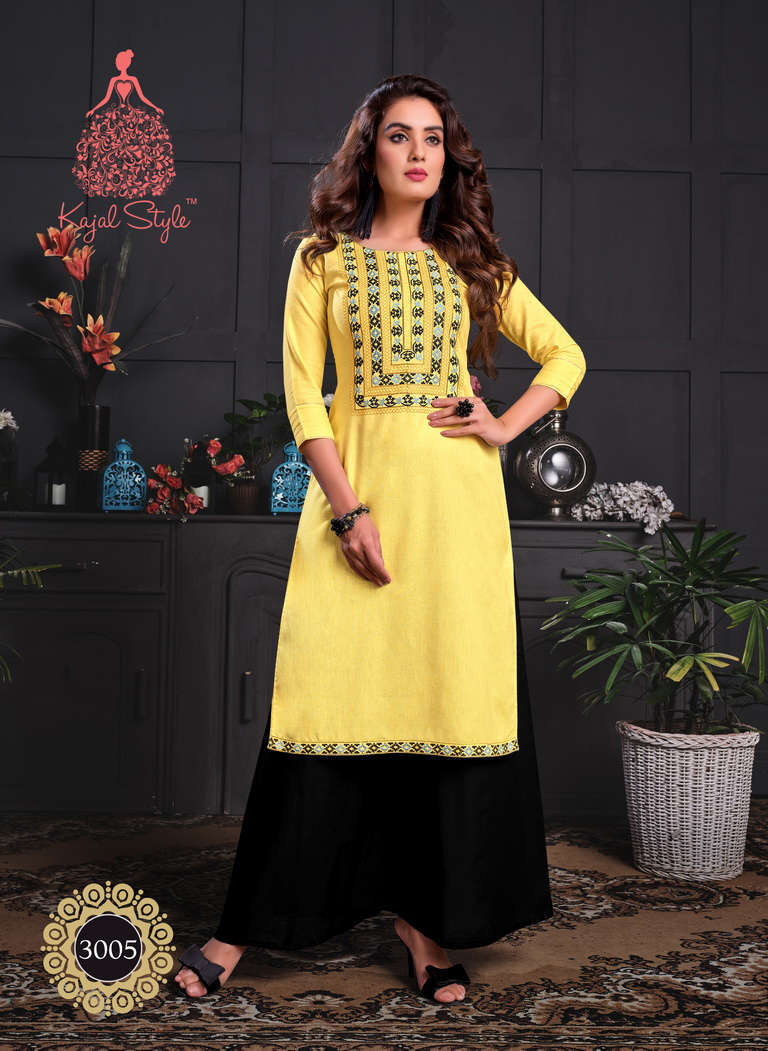 Pistachio Gold Kurti with Kalidaar Palazzo and Sequenced Net Dupatta –  anokherang