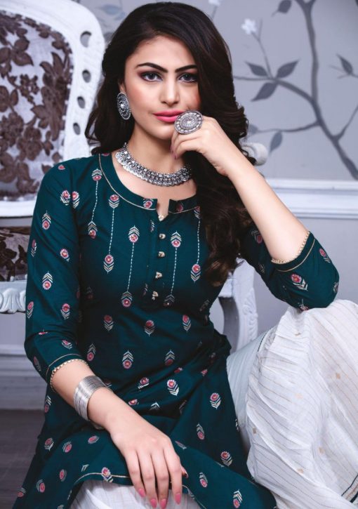 Kiana Sizzle Kurti with Sharara Wholesale Catalog 8 Pcs 2 510x725 - Kiana Sizzle Kurti with Sharara Wholesale Catalog 8 Pcs