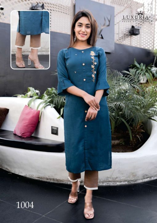 Luxuria Carnival Kurti with Pant Wholesale Catalog 5 Pcs 4 510x721 - Luxuria Carnival Kurti with Pant Wholesale Catalog 5 Pcs