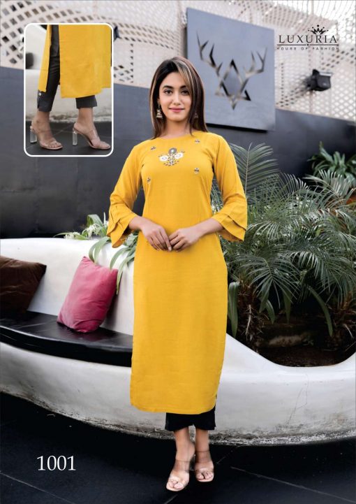 Luxuria Carnival Kurti with Pant Wholesale Catalog 5 Pcs 6 510x721 - Luxuria Carnival Kurti with Pant Wholesale Catalog 5 Pcs