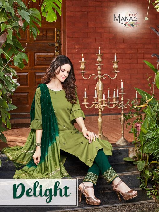 Manas Delight Kurti with Dupatta Bottom Wholesale Catalog 6 Pcs 1 510x680 - Manas Delight Kurti with Dupatta Bottom Wholesale Catalog 6 Pcs