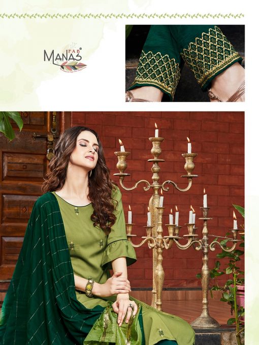 Manas Delight Kurti with Dupatta Bottom Wholesale Catalog 6 Pcs 5 510x680 - Manas Delight Kurti with Dupatta Bottom Wholesale Catalog 6 Pcs