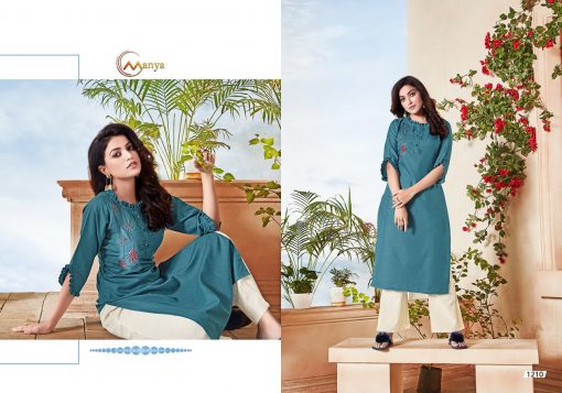 Manya Classic Kurti Wholesale Catalog 6 Pcs 6 510x357 - Manya Classic Kurti Wholesale Catalog 6 Pcs