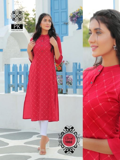 Pk Fashion Cloud Vol 1 Kurti Wholesale Catalog 6 Pcs 4 510x680 - Pk Fashion Cloud Vol 1 Kurti Wholesale Catalog 6 Pcs