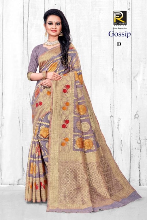 Ranjna Gossip Saree Sari Wholesale Catalog 6 Pcs 2 510x765 - Ranjna Gossip Saree Sari Wholesale Catalog 6 Pcs