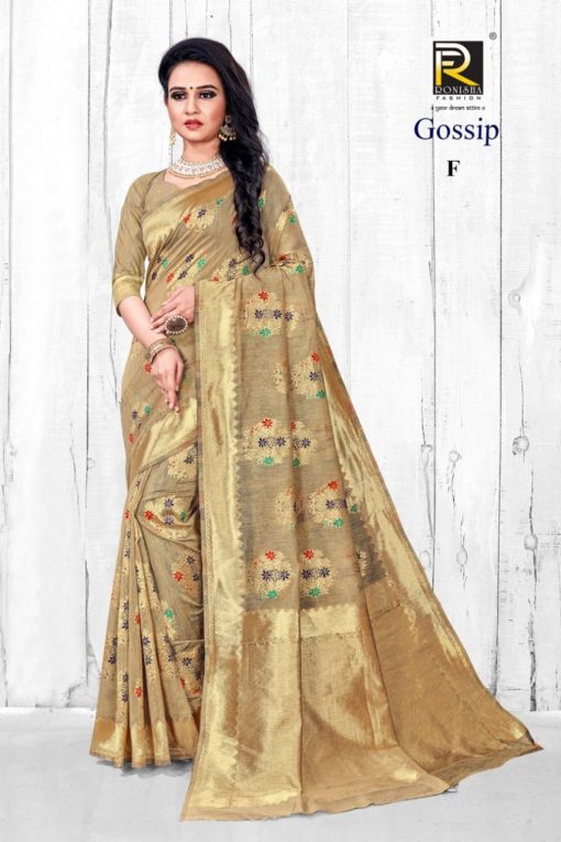 Ranjna Gossip Saree Sari Wholesale Catalog 6 Pcs 4 510x765 - Ranjna Gossip Saree Sari Wholesale Catalog 6 Pcs