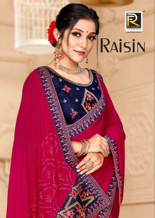 Ranjna Raisin Saree Sari Wholesale Catalog 8 Pcs 3 510x715 - Ranjna Raisin Saree Sari Wholesale Catalog 8 Pcs