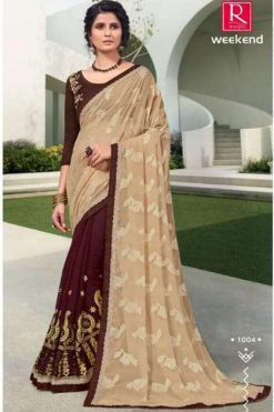 Ranjna Weekend Saree Sari Wholesale Catalog 6 Pcs