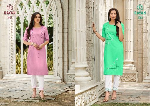 Rayan Tarasa by R Studio Kurti with Pant Wholesale Catalog 6 Pcs 1 510x360 - Rayan Tarasa by R Studio Kurti with Pant Wholesale Catalog 6 Pcs