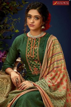 Roli Moli E Zara Pashmina Salwar Suit Wholesale Catalog 8 Pcs