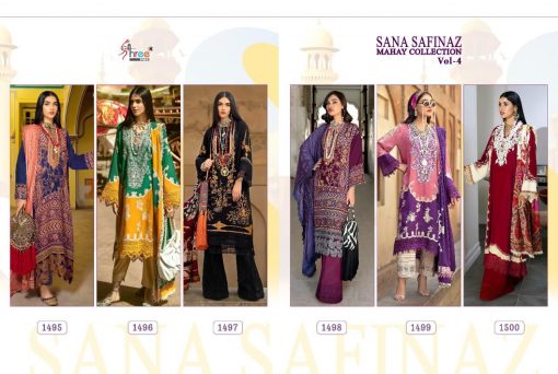 Shree Fabs Sana Safinaz Mahay Collection Vol 4 Salwar Suit Wholesale Catalog 6 Pcs 13 510x342 - Shree Fabs Sana Safinaz Mahay Collection Vol 4 Salwar Suit Wholesale Catalog 6 Pcs