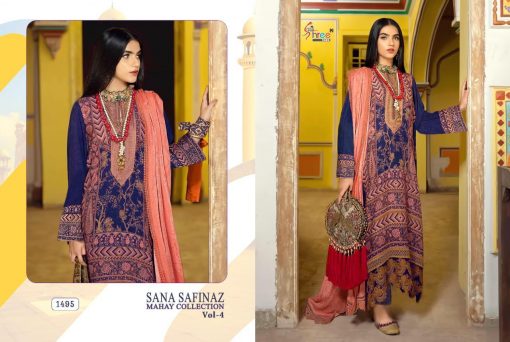 Shree Fabs Sana Safinaz Mahay Collection Vol 4 Salwar Suit Wholesale Catalog 6 Pcs 4 510x342 - Shree Fabs Sana Safinaz Mahay Collection Vol 4 Salwar Suit Wholesale Catalog 6 Pcs