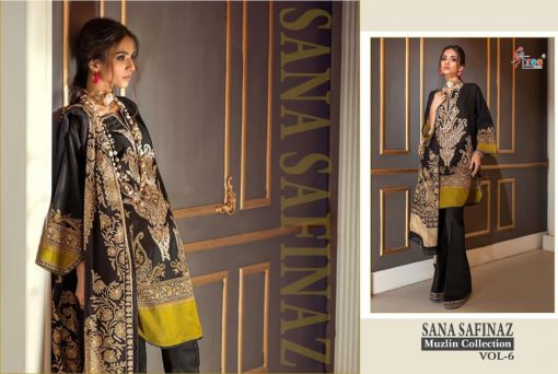 Shree Fabs Sana Safinaz Muzlin Collection Vol 6 Salwar Suit Wholesale Catalog 8 Pcs 10 510x342 - Shree Fabs Sana Safinaz Muzlin Collection Vol 6 Salwar Suit Wholesale Catalog 8 Pcs