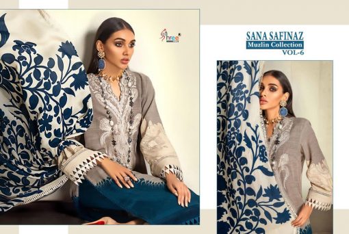 Shree Fabs Sana Safinaz Muzlin Collection Vol 6 Salwar Suit Wholesale Catalog 8 Pcs 13 510x342 - Shree Fabs Sana Safinaz Muzlin Collection Vol 6 Salwar Suit Wholesale Catalog 8 Pcs