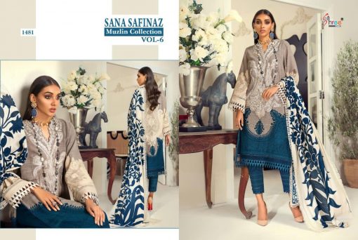 Shree Fabs Sana Safinaz Muzlin Collection Vol 6 Salwar Suit Wholesale Catalog 8 Pcs 14 510x342 - Shree Fabs Sana Safinaz Muzlin Collection Vol 6 Salwar Suit Wholesale Catalog 8 Pcs