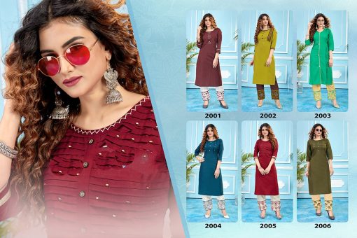 Tejaswee Livas Vol 2 Kurti with Pant Wholesale Catalog 6 Pcs 7 510x340 - Tejaswee Livas Vol 2 Kurti with Pant Wholesale Catalog 6 Pcs