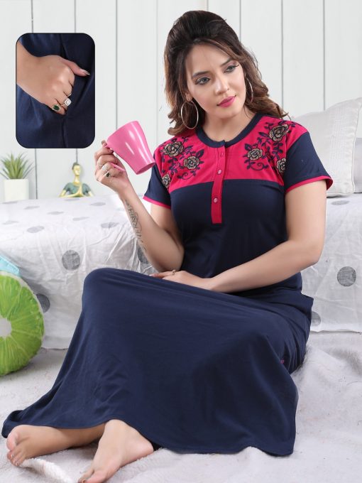 Vassu Vol 1 Nighty Wholesale Catalog 6 Pcs 3 510x680 - Vassu Vol 1 Nighty Wholesale Catalog 6 Pcs