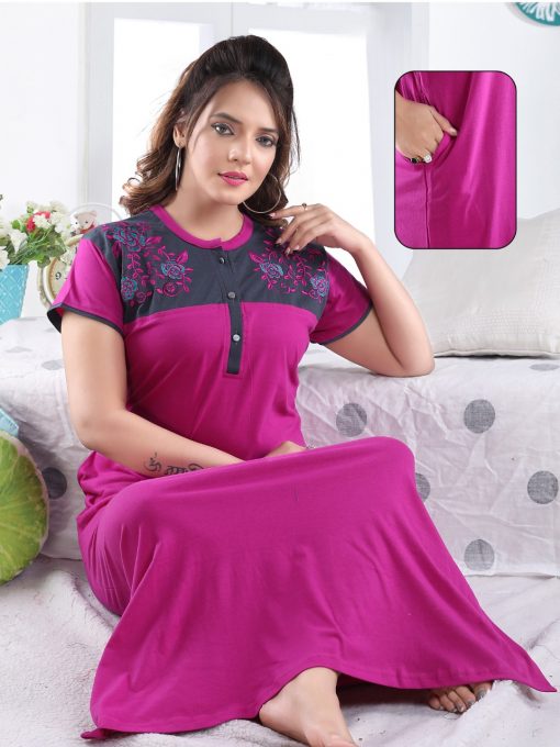 Vassu Vol 2 Nighty Wholesale Catalog 6 Pcs 5 510x680 - Vassu Vol 2 Nighty Wholesale Catalog 6 Pcs