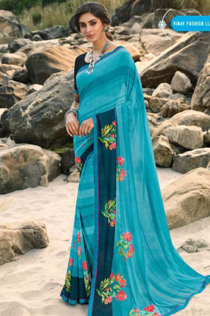 Vinay Sheesha Starwalk Vol 60 Digital Saree Sari Wholesale Catalog 11 Pcs