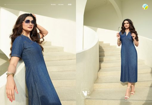 Vinay Tumbaa Denim Kurti Wholesale Catalog 8 Pcs 10 510x351 - Vinay Tumbaa Denim Kurti Wholesale Catalog 8 Pcs