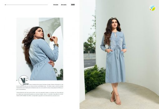 Vinay Tumbaa Denim Kurti Wholesale Catalog 8 Pcs 11 510x351 - Vinay Tumbaa Denim Kurti Wholesale Catalog 8 Pcs