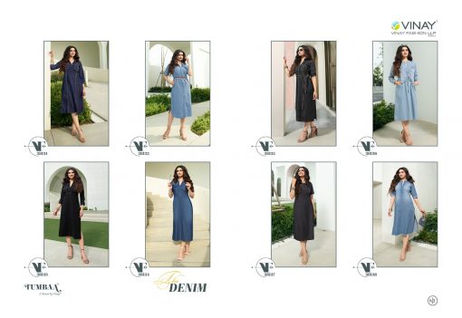 Vinay Tumbaa Denim Kurti Wholesale Catalog 8 Pcs 13 510x351 - Vinay Tumbaa Denim Kurti Wholesale Catalog 8 Pcs