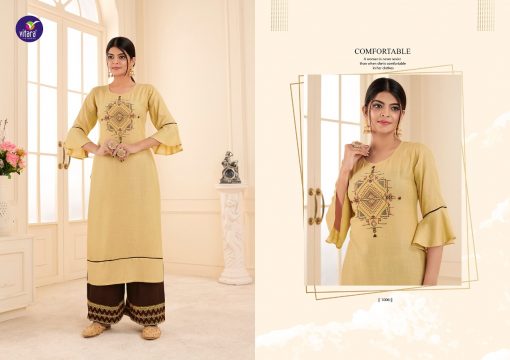 Vitara Floral Kurti with Palazzo Wholesale Catalog 7 Pcs 4 510x360 - Vitara Floral Kurti with Palazzo Wholesale Catalog 7 Pcs