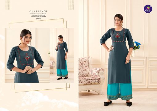 Vitara Floral Kurti with Palazzo Wholesale Catalog 7 Pcs 5 510x360 - Vitara Floral Kurti with Palazzo Wholesale Catalog 7 Pcs