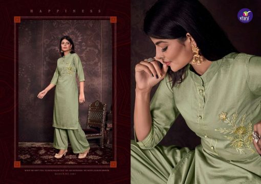 Vitara Rangriti Kurti with Palazzo Wholesale Catalog 5 Pcs 1 510x360 - Vitara Rangriti Kurti with Palazzo Wholesale Catalog 5 Pcs