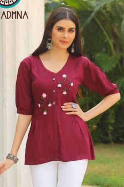 Aradhna Classic Vol 6 Tops Wholesale Catalog 10 Pcs