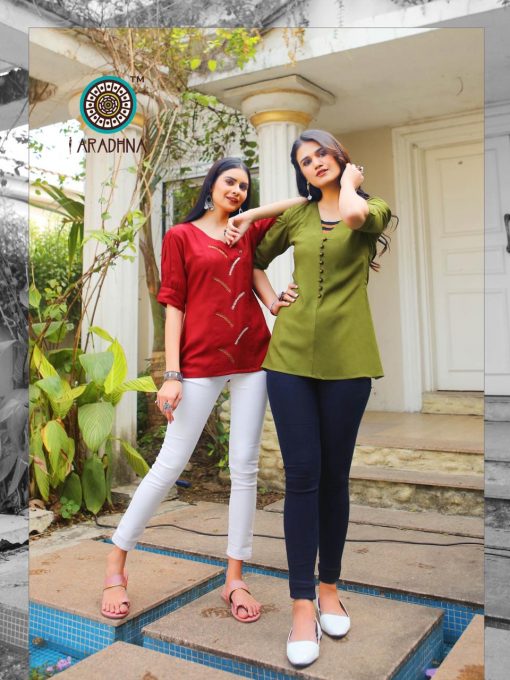 Aradhna Classic Vol 6 Tops Wholesale Catalog 10 Pcs 3 510x680 - Aradhna Classic Vol 6 Tops Wholesale Catalog 10 Pcs