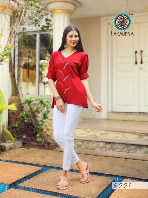 Aradhna Classic Vol 6 Tops Wholesale Catalog 10 Pcs 7 510x680 - Aradhna Classic Vol 6 Tops Wholesale Catalog 10 Pcs