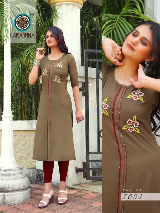 Aradhna Parrot Vol 7 Kurti Wholesale Catalog 11 Pcs 1 510x680 - Aradhna Parrot Vol 7 Kurti Wholesale Catalog 11 Pcs