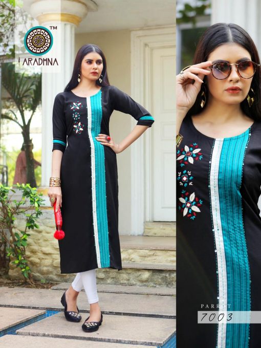 Aradhna Parrot Vol 7 Kurti Wholesale Catalog 11 Pcs 15 510x680 - Aradhna Parrot Vol 7 Kurti Wholesale Catalog 11 Pcs