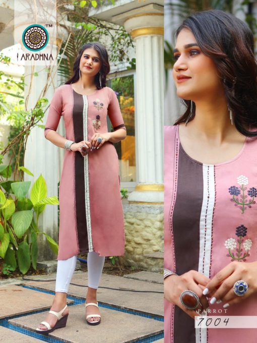 Aradhna Parrot Vol 7 Kurti Wholesale Catalog 11 Pcs 17 510x680 - Aradhna Parrot Vol 7 Kurti Wholesale Catalog 11 Pcs