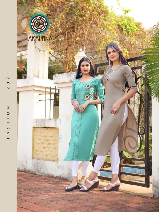 Aradhna Parrot Vol 7 Kurti Wholesale Catalog 11 Pcs 6 510x680 - Aradhna Parrot Vol 7 Kurti Wholesale Catalog 11 Pcs