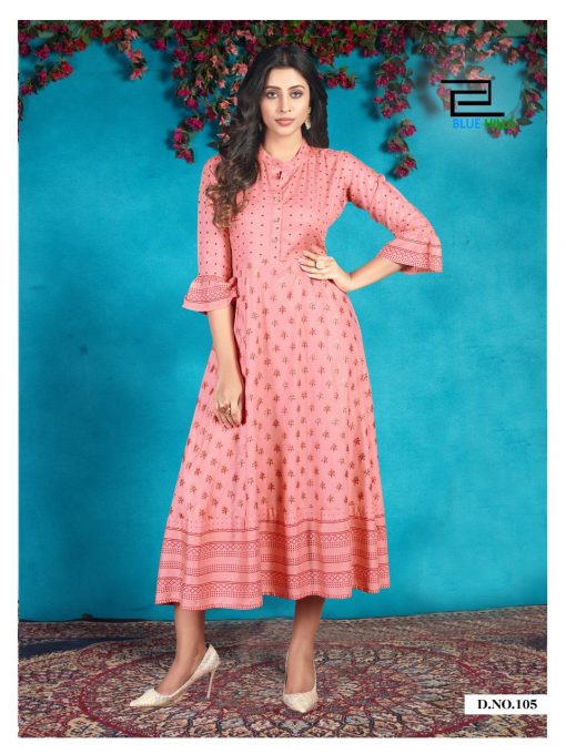 Blue Hills Classy Kurti Wholesale Catalog 5 Pcs 1 510x680 - Blue Hills Classy Kurti Wholesale Catalog 5 Pcs