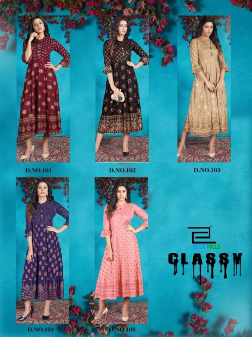 Blue Hills Classy Kurti Wholesale Catalog 5 Pcs 12 510x680 - Blue Hills Classy Kurti Wholesale Catalog 5 Pcs