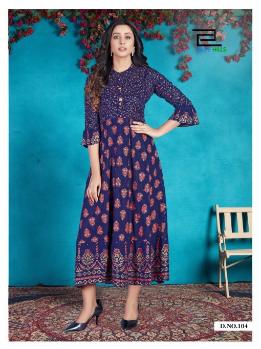 Blue Hills Classy Kurti Wholesale Catalog 5 Pcs 4 510x680 - Blue Hills Classy Kurti Wholesale Catalog 5 Pcs