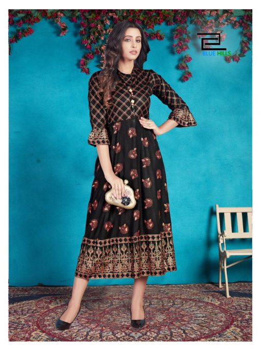 Blue Hills Classy Kurti Wholesale Catalog 5 Pcs 7 510x680 - Blue Hills Classy Kurti Wholesale Catalog 5 Pcs